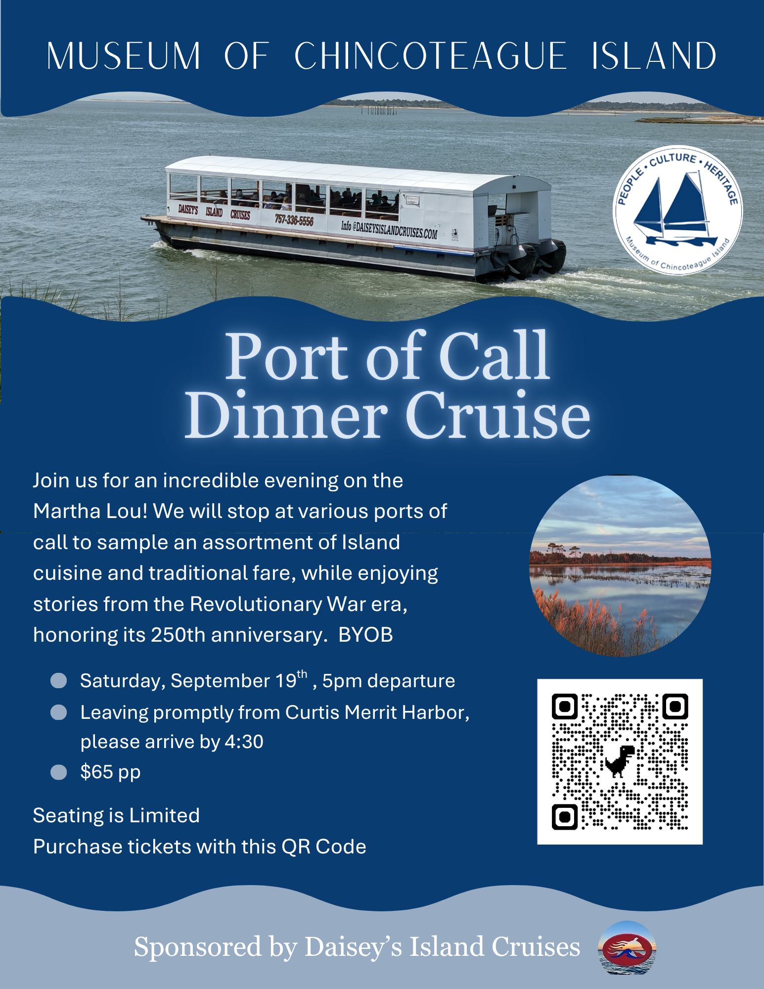 Port of Call Dinner Cruise Event